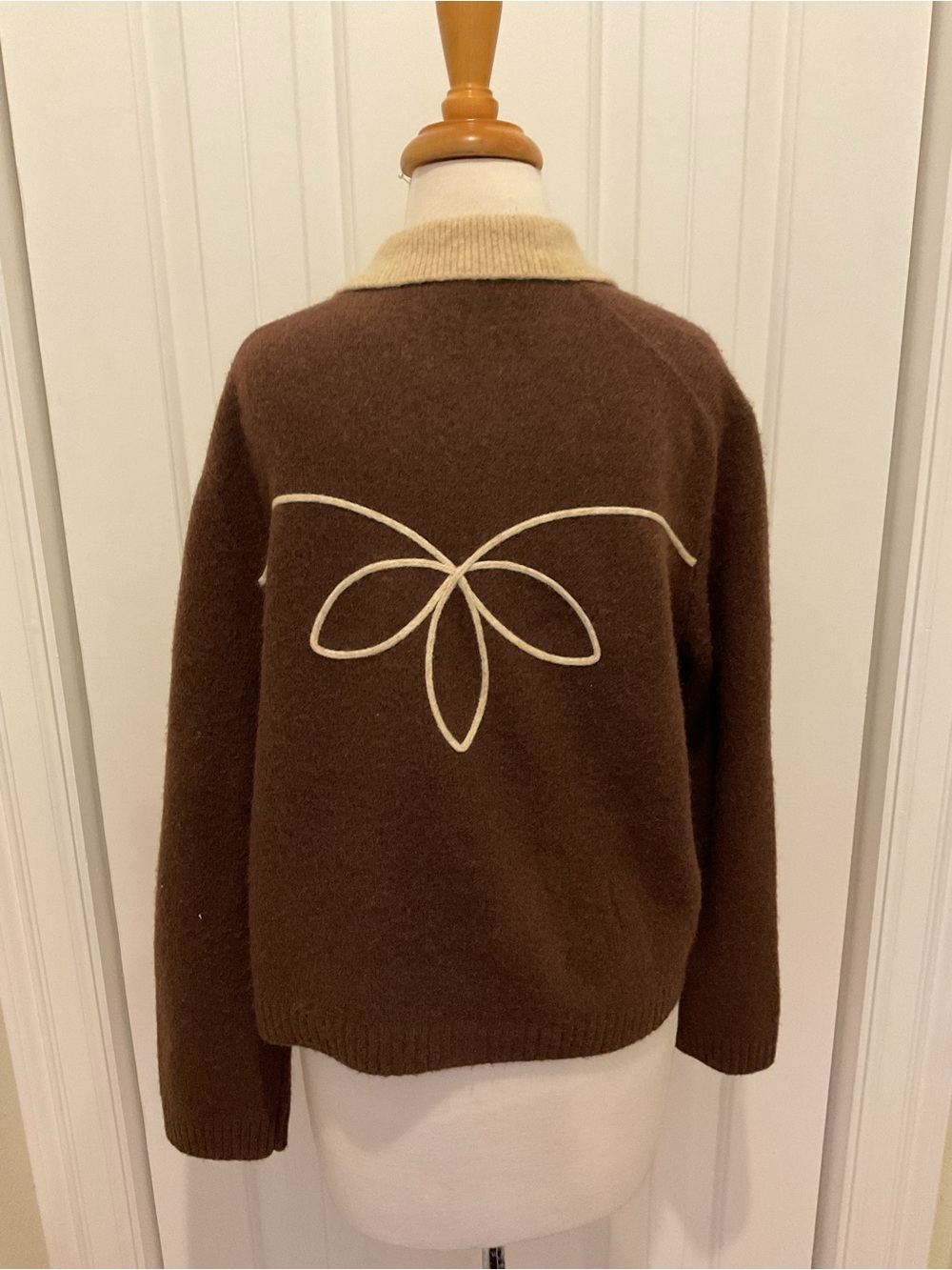 Rails Brunna Contrast Knit Cardigan Size M - Picture 3 of 5